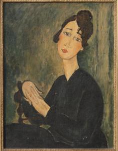 Portret kopia wg Amadeo Modigliani