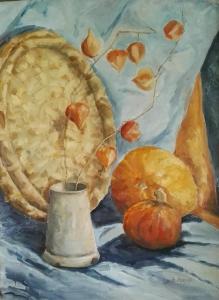 Martwa natura z koszem