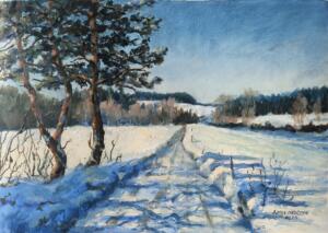 Zimowa droga - Podhale