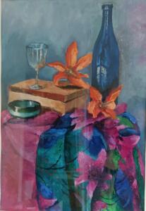 Martwa natura z kwiatami